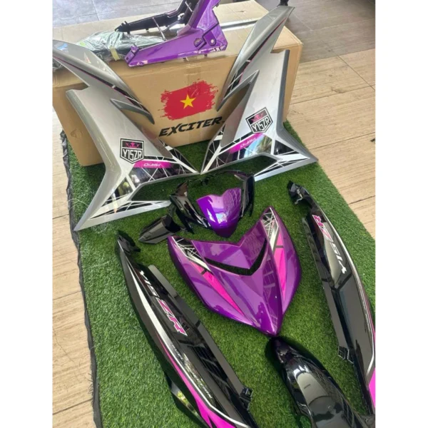 Y15ZR V2 EXCITER Purple Cover Set
