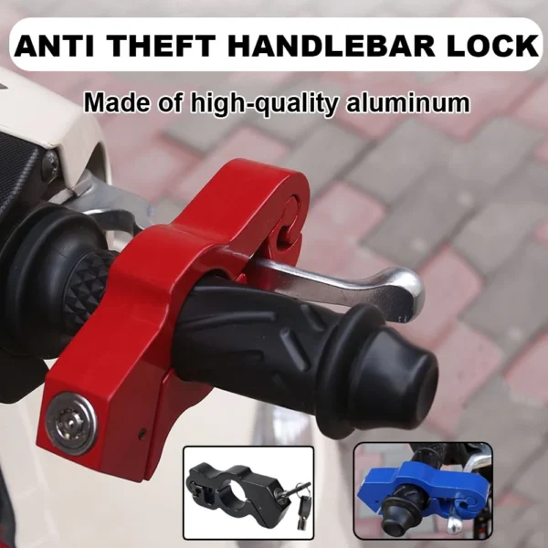 Random Motorcycle Anti-Theft Handlebar Lock
