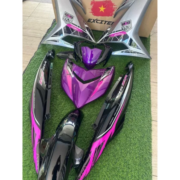 Y15ZR V2 EXCITER Purple Cover Set